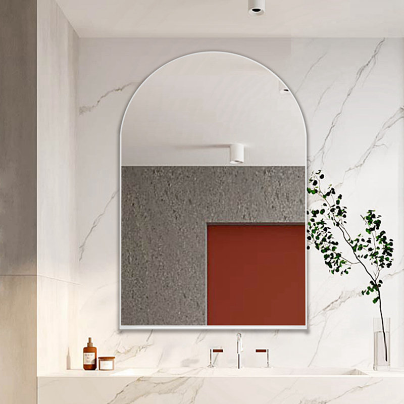 Siscar Lands Arched Recessed Medicine Cabinet With Mirror | Wayfair